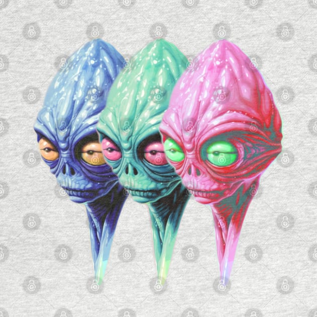 Colored Aliens by Copper City Dungeon